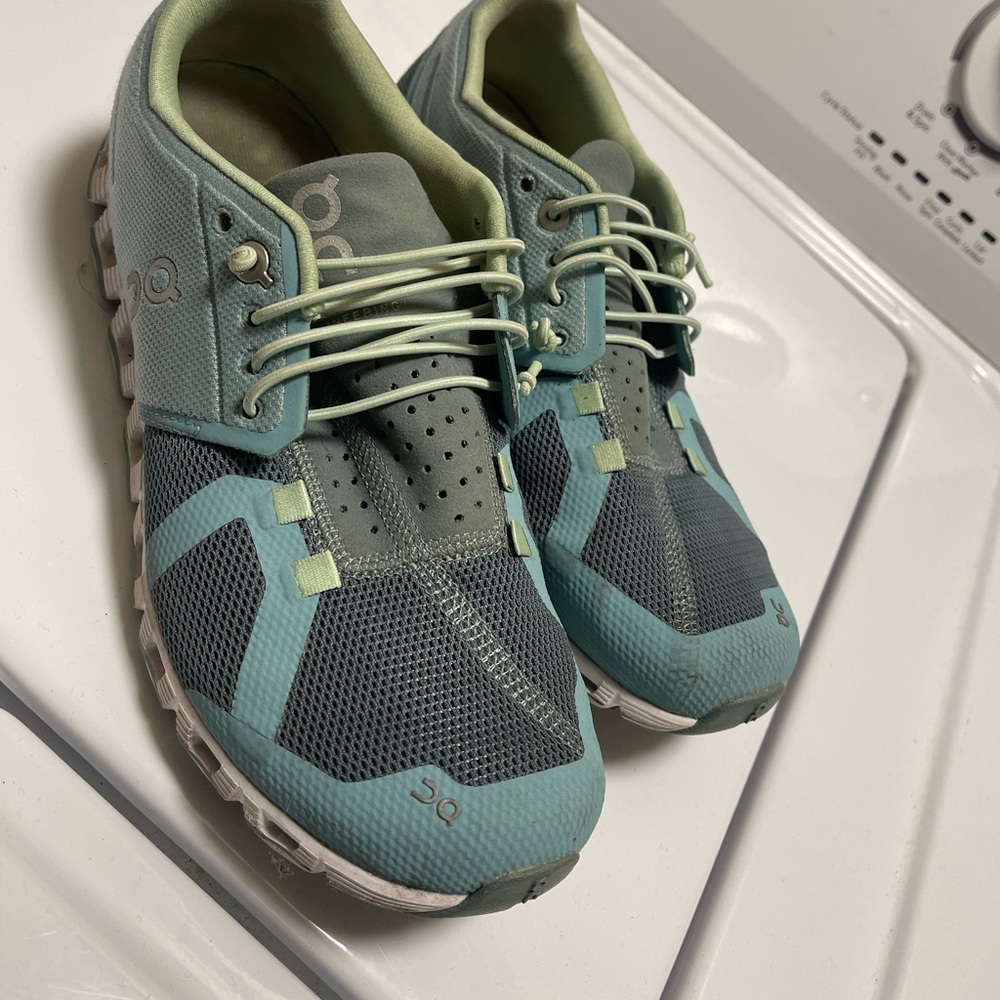 On cloud shoes